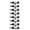 Wall-Mounted Wine Rack Wine Bottle Rack Holder Storage Organizer for 8 Bottles